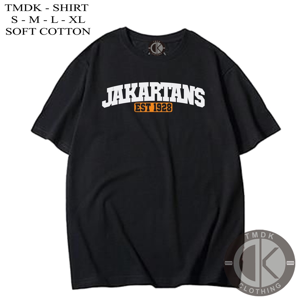 Kaos JAKARTANS EST 1928/JAKARTANS/PERSIJA JAKARTA/JAKARTANS/JAKMANIA/Distro/Cotton Combed