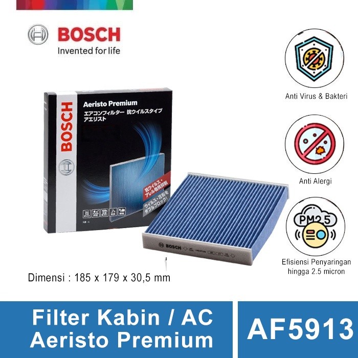 Bosch AF5913 Aeristo Premium Filter Kabin AC Mobil Avanza Xenia Rush ORIGINAL