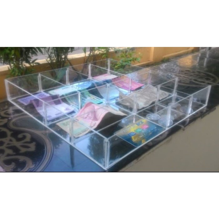 

Akrilik Tempat Uang Laci Meja Sorokan Custom Acrylic Star Seller