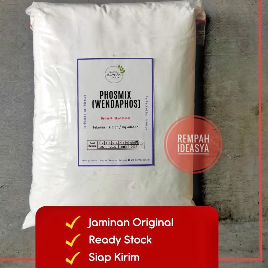 

ⅎ 1kg WendaPhos / Phosmix / Mixphos / Pengenyal Bakso / Sosis / Nugget / Siomay ➵