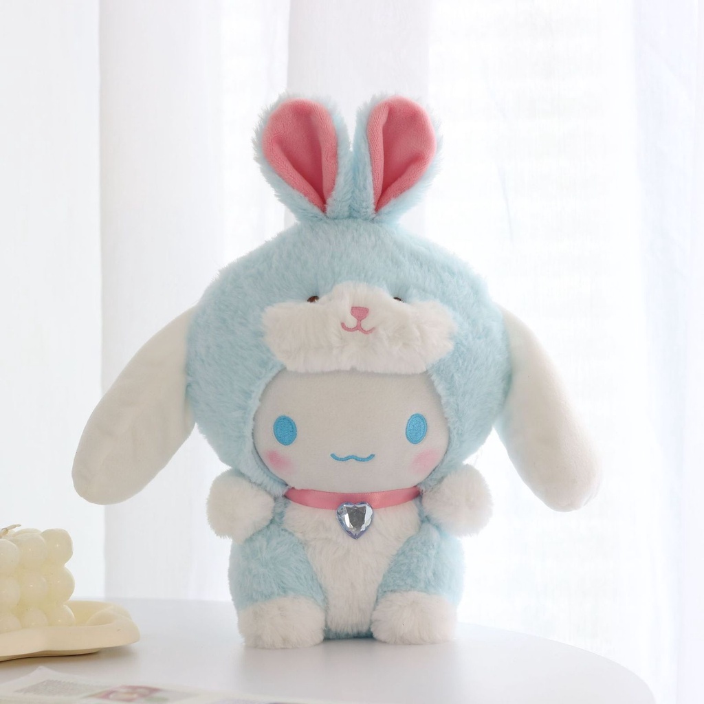 MAINAN BONEKA CINNAMOROLL MELODY KUROMI KOSTUM KELINCI RABBIT BUNNY PLUSH