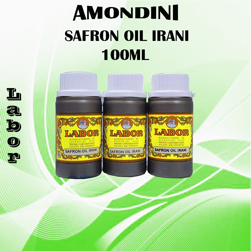 SAFRON OIL IRANI / JAFARON MERAH Labor 100gr SEGEL pabrik