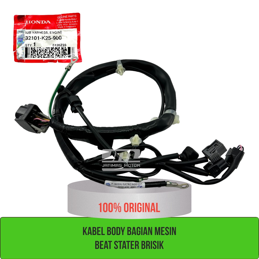 Kabel body bagian mesin beat stater brisik 32101-K25-900