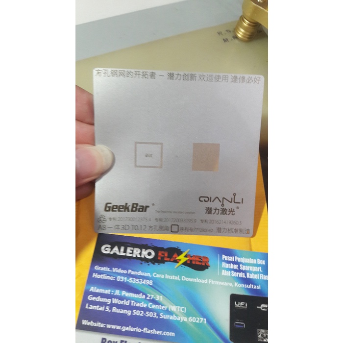 CETAKAN IC PLATE BGA 3D CPU RAM A8 IPHONE 6/6P GEEK BAR QIANLI