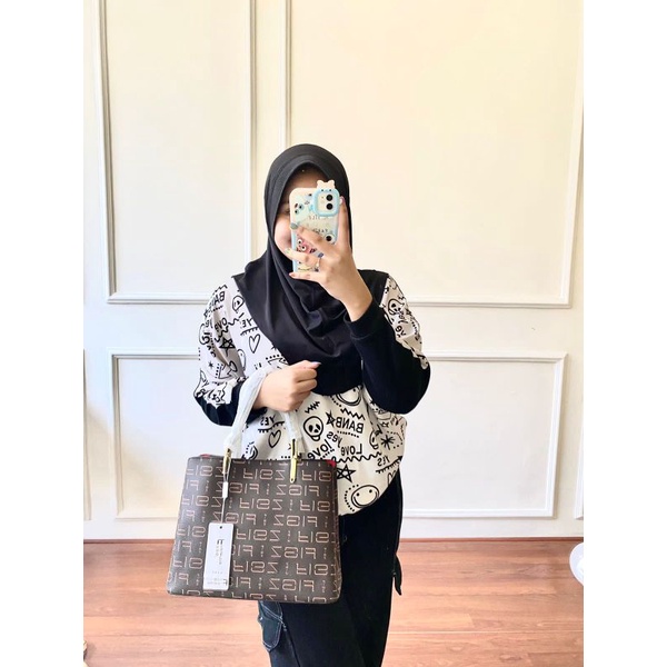 Tas Wanita IMPORT Premium Tas jinjing Tas Fashion Motif Tas Kerja