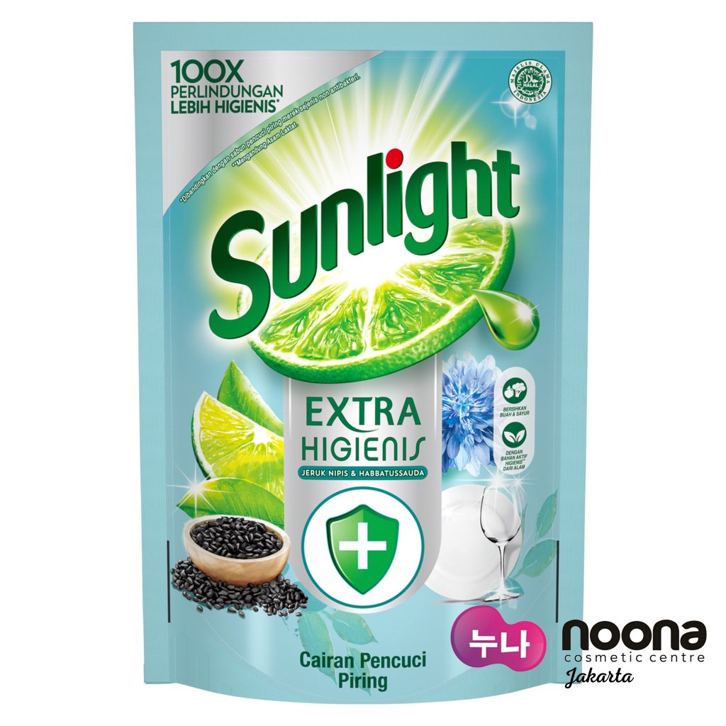 SUNLIGHT EXTRA HIGIENIS JERUK NIPIS &amp; HABBATUSSAUDA -NJ 90ml