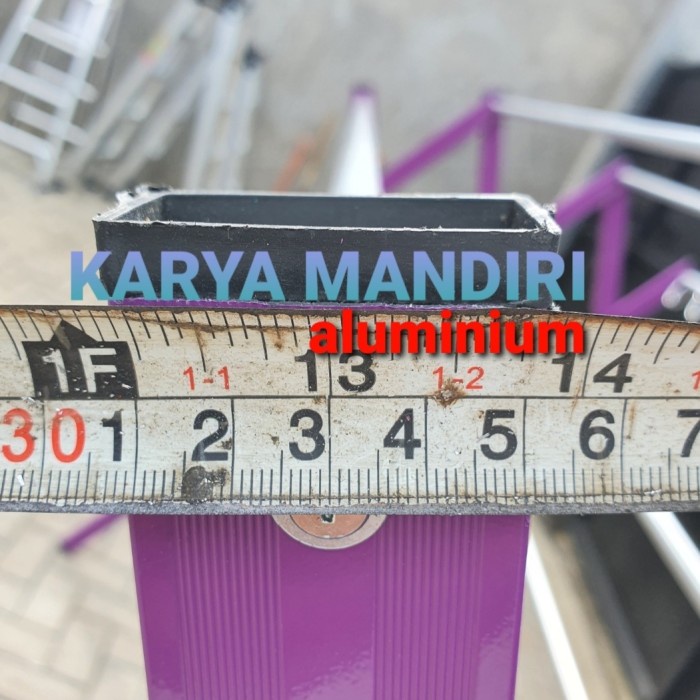 TERBARU- JEMURAN BAJU BESAR / JEMURAN PAKAIAN ALUMINIUM WARNA / 180 CM / UNGU (PROMO)