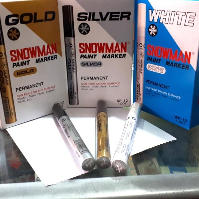 

Paint marker Snowman