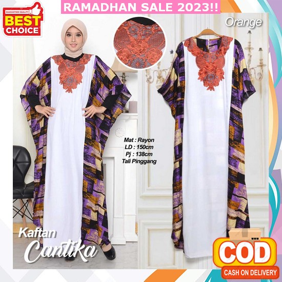 Gamis Kaftan Lebaran Terbaru 2023 Ld 130 Kaftan Airflow Premium Allsize By Athaya Hijab Arnis Kaftan