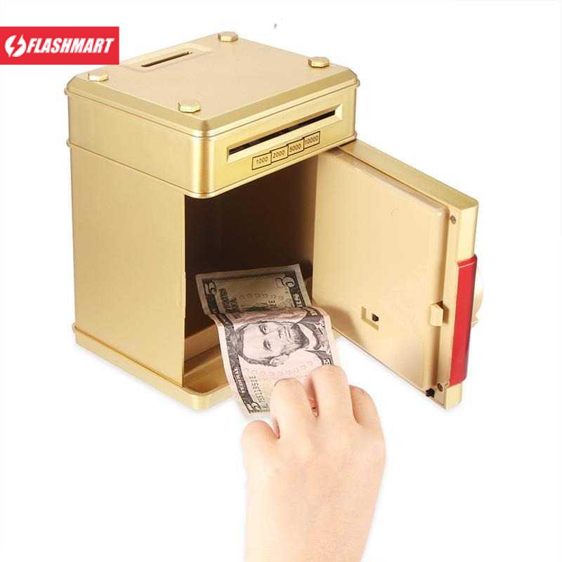 Flashmart Celengan Anak Electronic Bank Safe Box Money Model Brankas - T-8815
