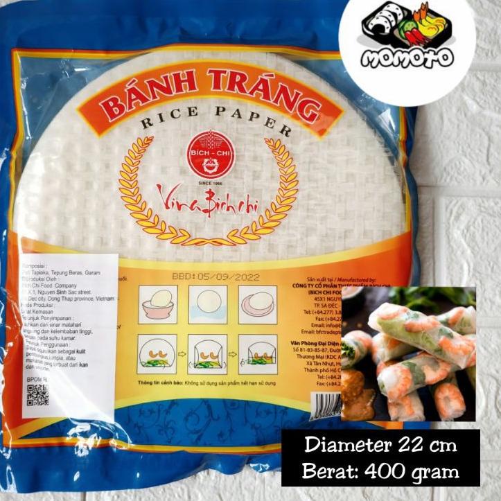 

▲ Banh Trang 400 gr Vietnam Rice Paper / Kulit Lumpia Vietnam / Spring Roll / Salad Wrap ♠