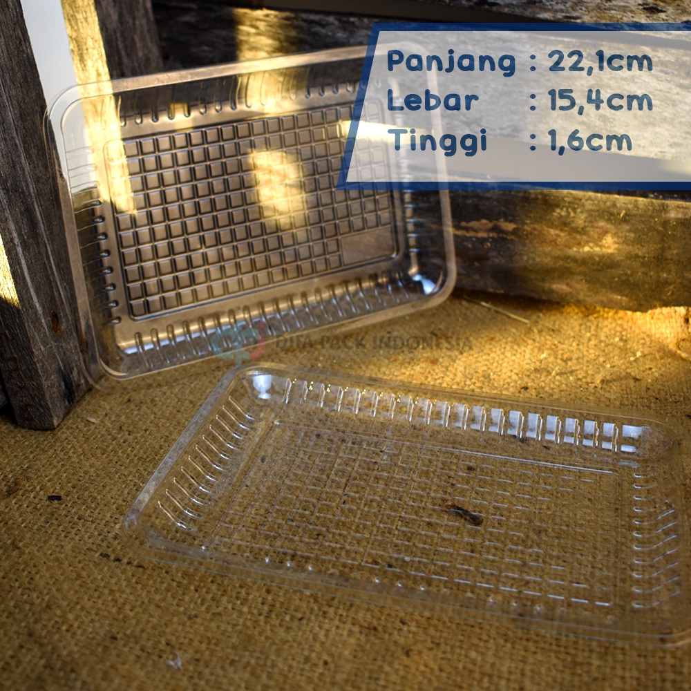 Mika Tray TR 1 Natural/ tray nampan plastik/ mika kue
