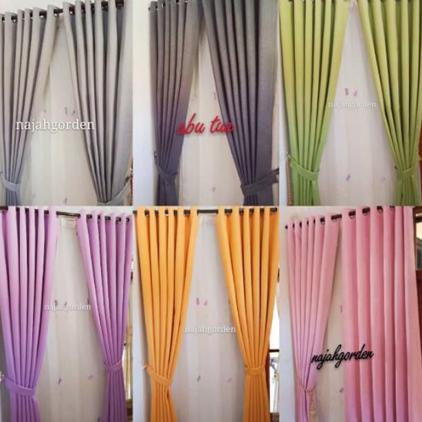 BIG SALE Gorden blackout polos abu muda abu tua gorden jendela gorden tu ring silver