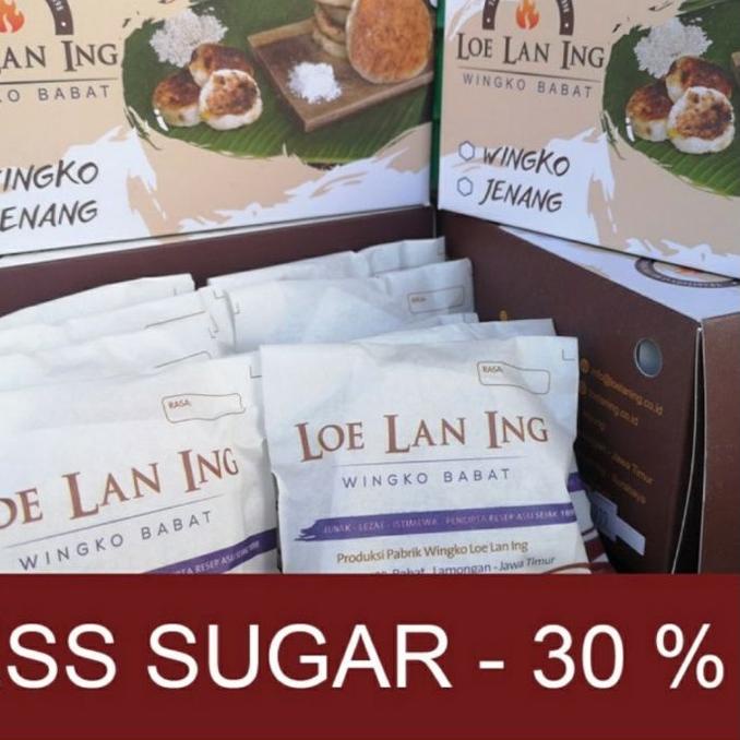 

♡ Loe Lan Ing Wingko Isi 10 Less Sugar ✸