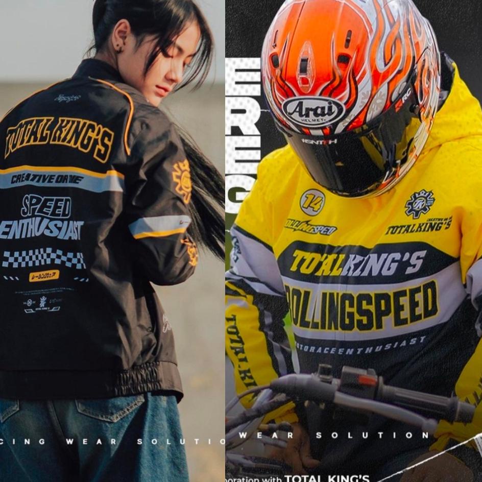 ➯ Jaket Rollingspeed x Total Kings Gratis Stiker ➴