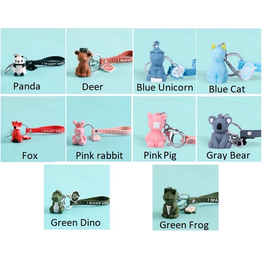 Gantungan Kunci Hewan Imut / Key Chain Cute Animal