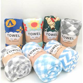 VL - COD MURAH PAKET 5 PCS HANDUK DEWASA UK 70 X 140 CM BAHAN MICROFIBER