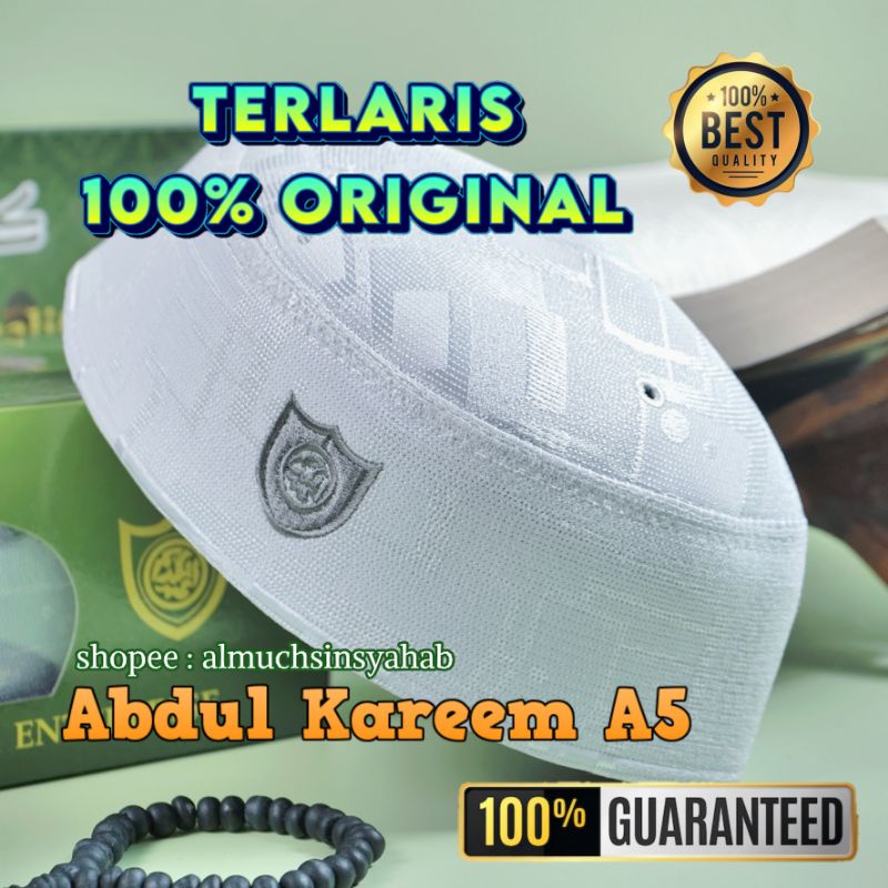 Kopiah Malaysia Terlaris Peci Malaysia A5 Motif Abdul Kareem Original Deluxe Thailand / Peci MALAYSI