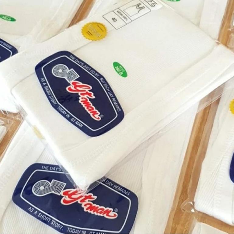 BIG SALE E33 Singlet Pria GT MAN Original 302B Kaos Singlet GT MAN Kutang Pria GT MAN kaos dalam pri