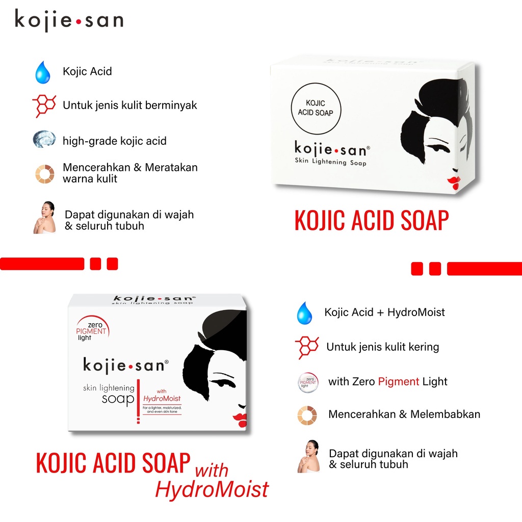 Koji San Skin Lightening Soap 65gr Sabun Pemutih Wajah Dan Badan