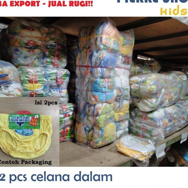 ➹ 12 Pcs x CD anak laki-laki Sisa Export- Celana Dalam kualitas premium - Motif Random ➩