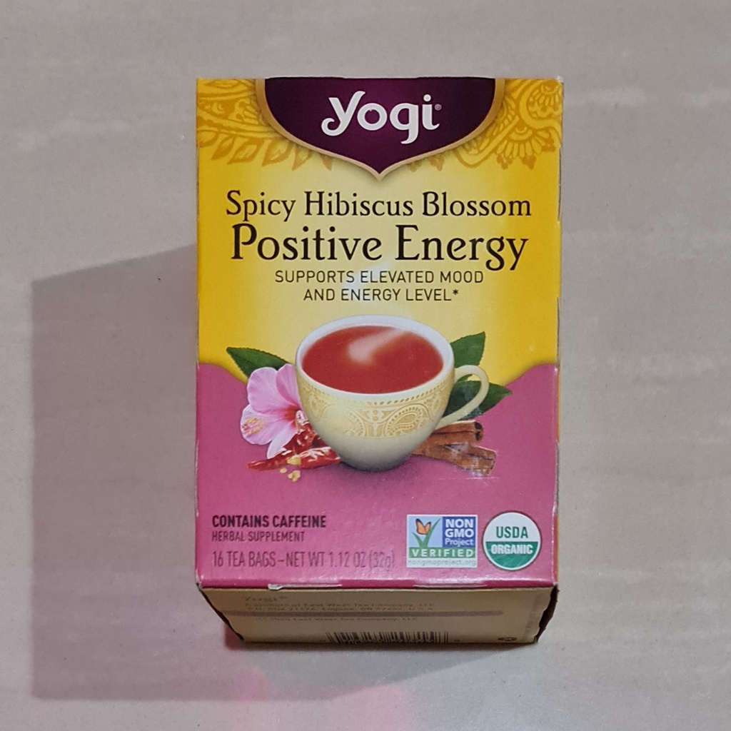 

Yogi Spicy Hibiscus Blossom Positive Energy 16 x 2 Gram