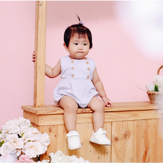 Bamboo And Bub Jolie Jumper - Jumper Romper Bayi Perempuan  Bodysuits Baby Baju Rumah Anak