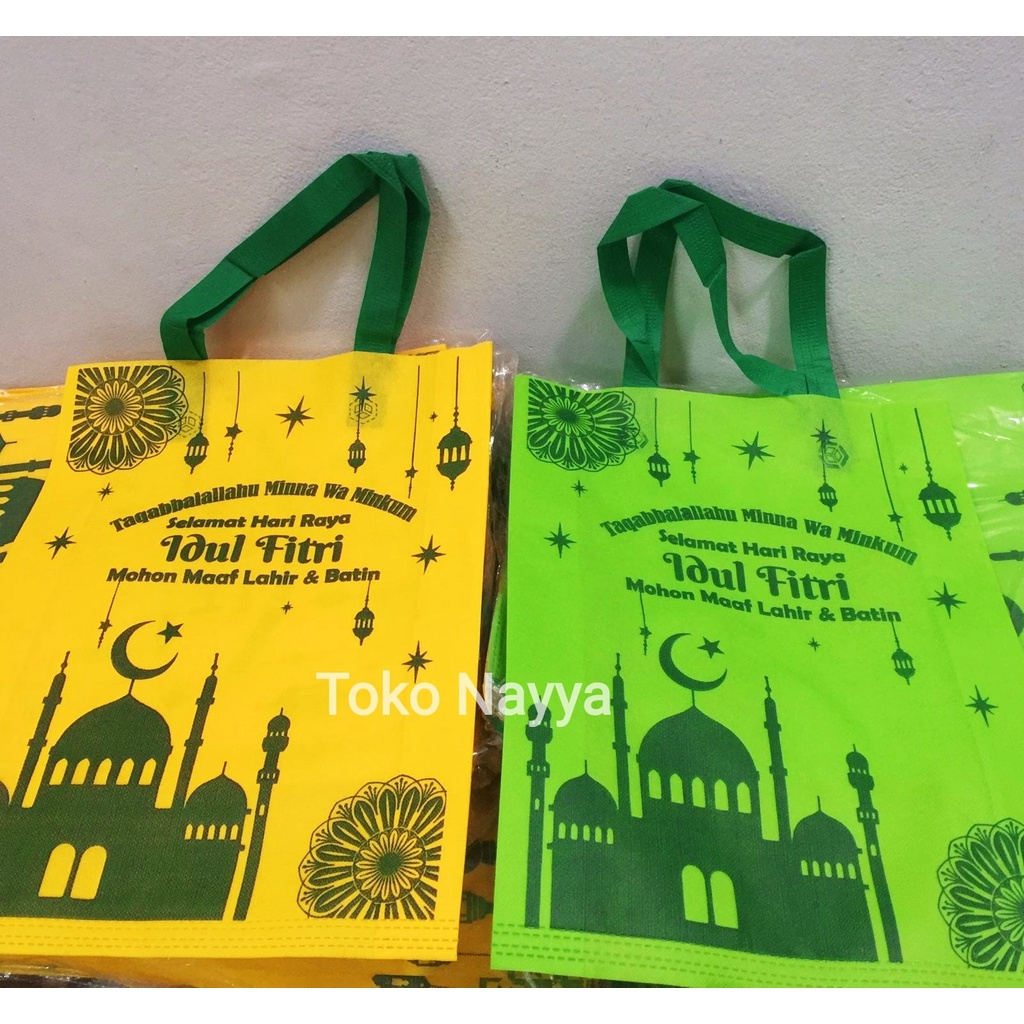 Tas Tote Bag Tottebag Hari Lebaran Idul Fitri / Mudik Puasa Ramadhan