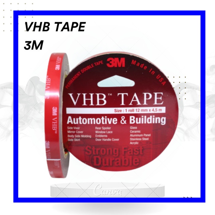 

@#@#@#] Double Foam 3M VHB Tape Automotive & Building (12mm/24mm x 4,5m)
