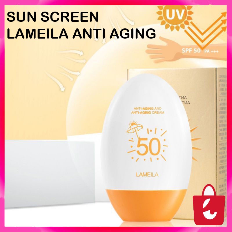 LAMEILA SUNSCREEN SPF 50/SUNBLOCK LAMEILA/ANTI AGING/SUNSCREEN WAJAH DAN BADAN