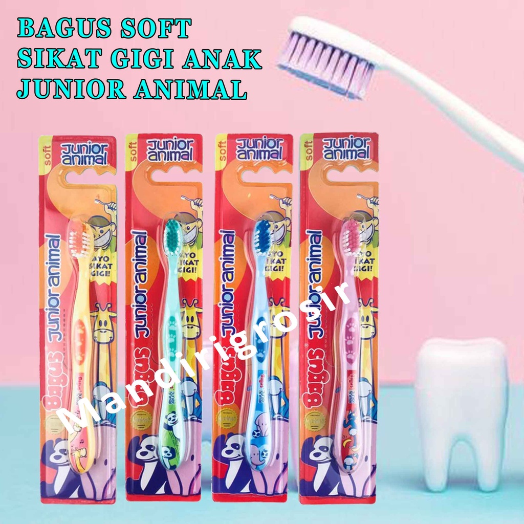 Sikat Gigi* Bagus Toothbrush* Junior Animal* Soft