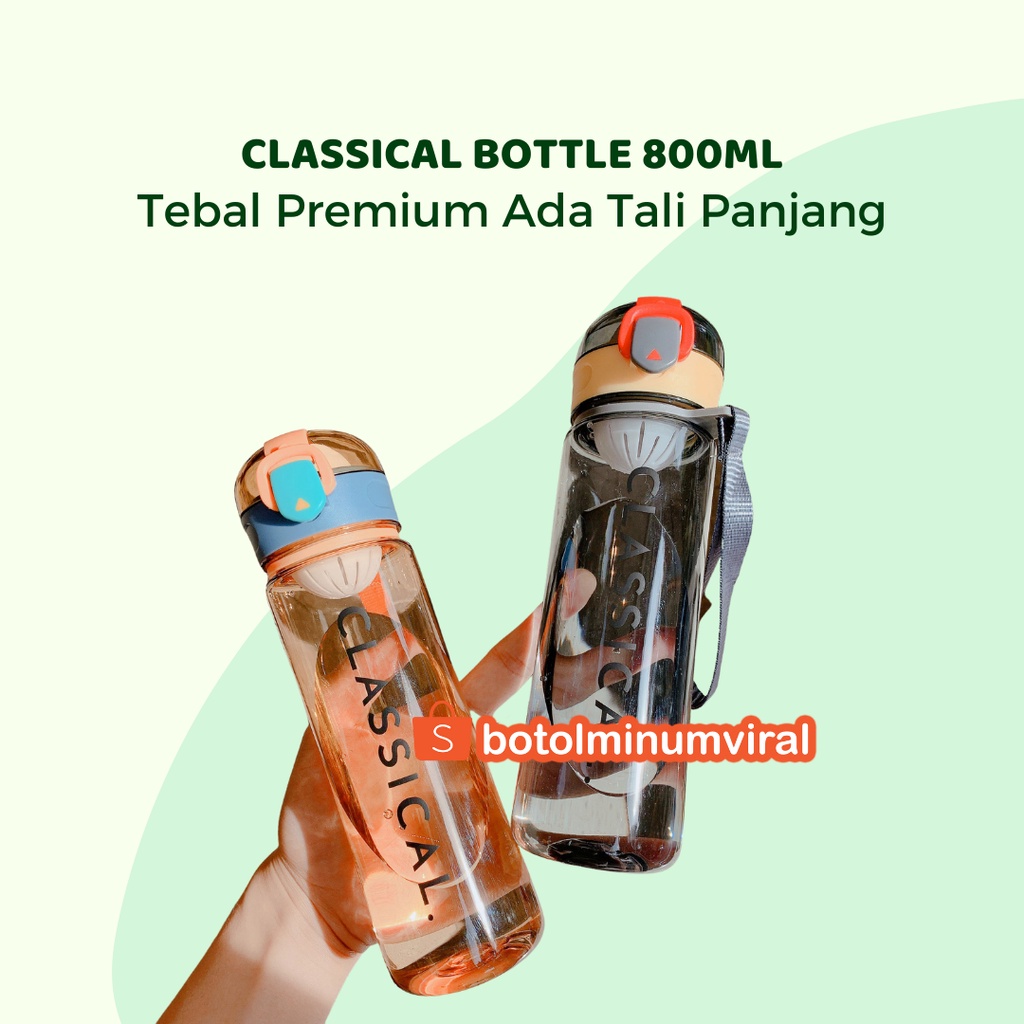 Botol Minum Viral Saringan Buah Infussed Water Aesthtetic Food Grade