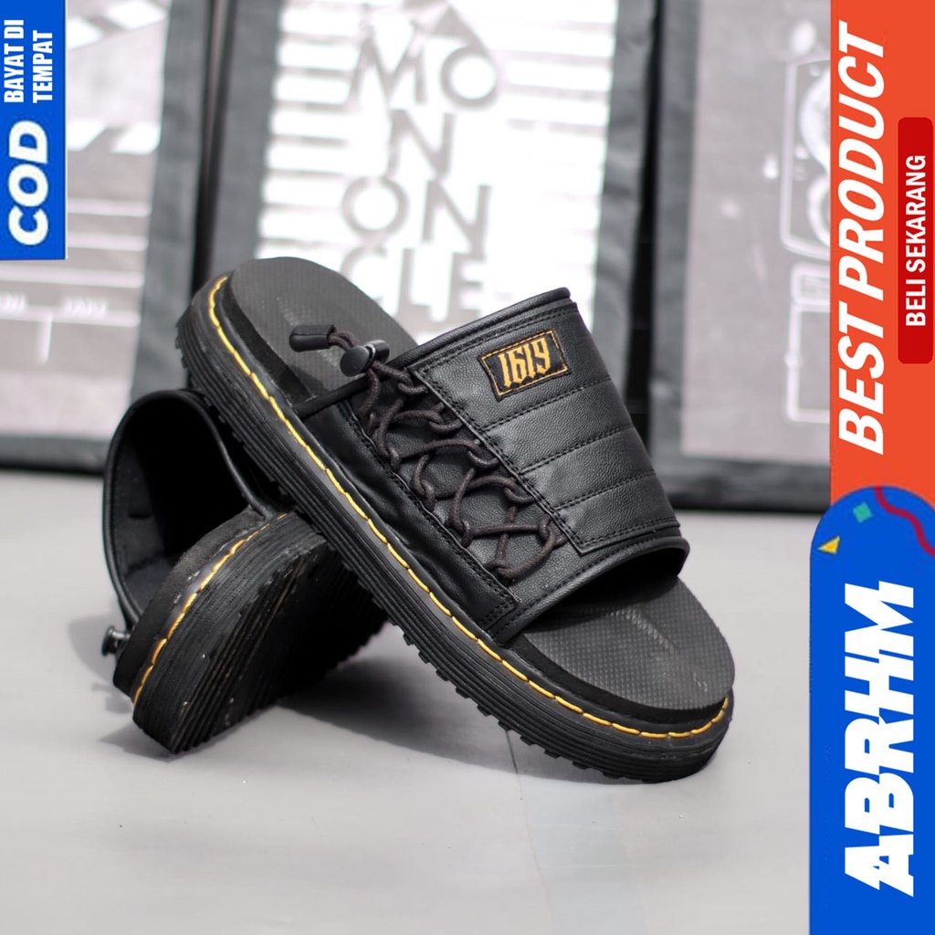 Sandal Slide Pria Docmart Sendal Selop Pria Distro Original Abraham Austin