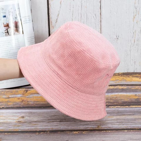 Topi Bucket corduray distro / Bucket hat corduroy bucket polos bolak balik / Topi bucket corduroy pria dan wanita bisa bayr di tempat