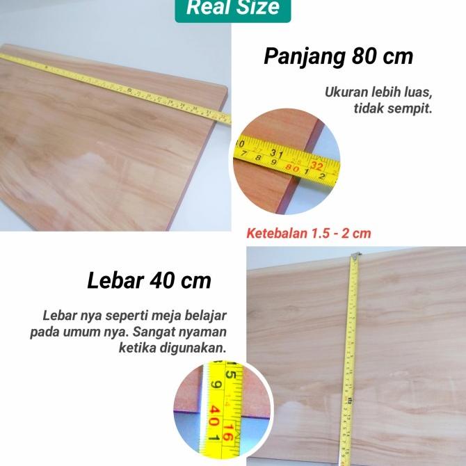 Meja Lipat Lesehan Ukuran 80x40 / Meja Laptop / Meja Belajar Lipat