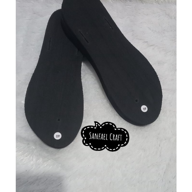 Alas sandal wedges scrab / alas sandal macrame