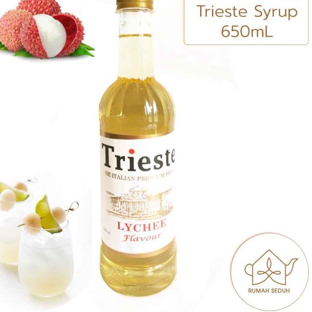 

♠ 650mL Sirup Leci merk Trieste - Lychee Syrup ✬