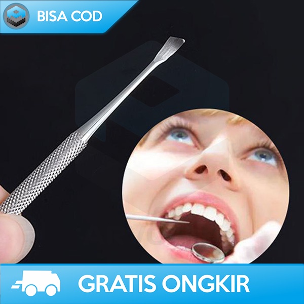 DENTAL CARE ALAT PERAWATAN GIGI 5 IN 1 KACA MULUT BIUTTE.CO STAINLESS