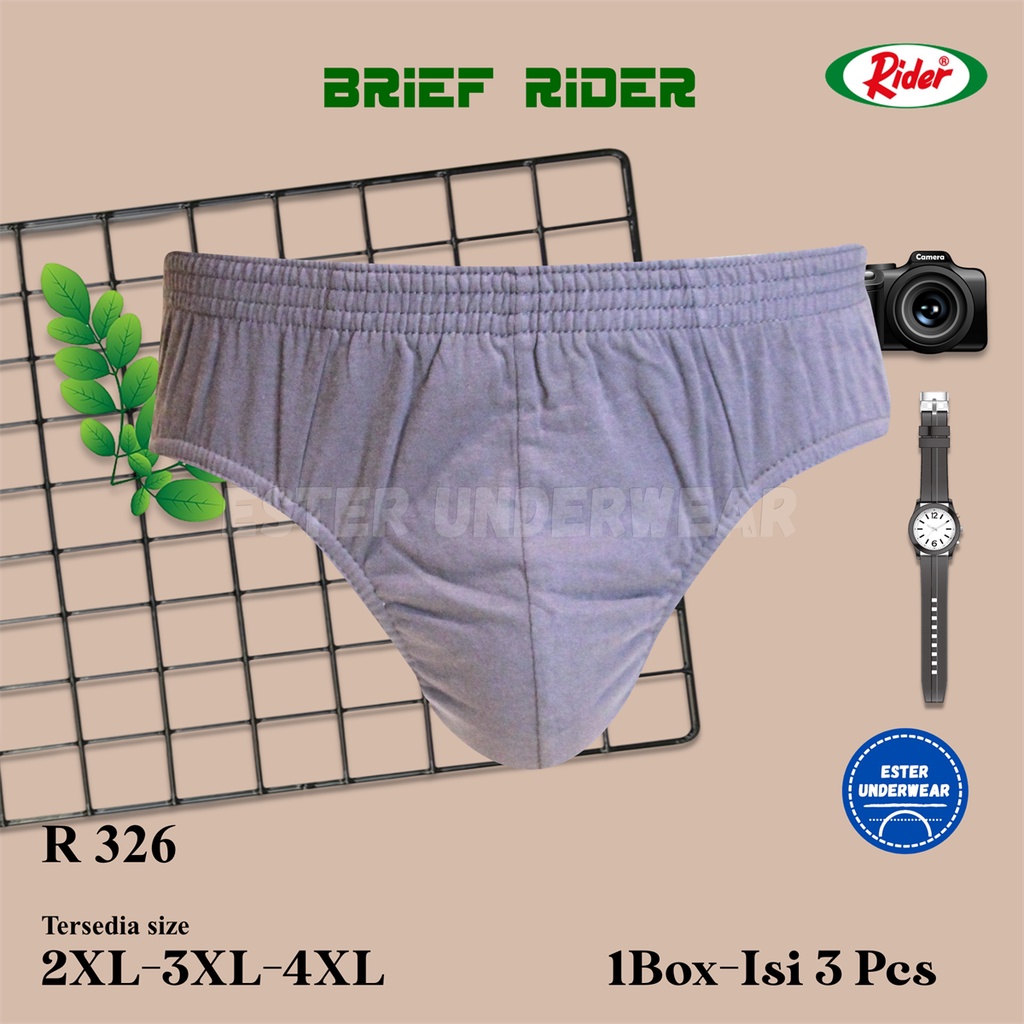 CELANA DALAM PRIA DEWASA BIG SIZE RIDER 326 VBS ISI 3 Pcs