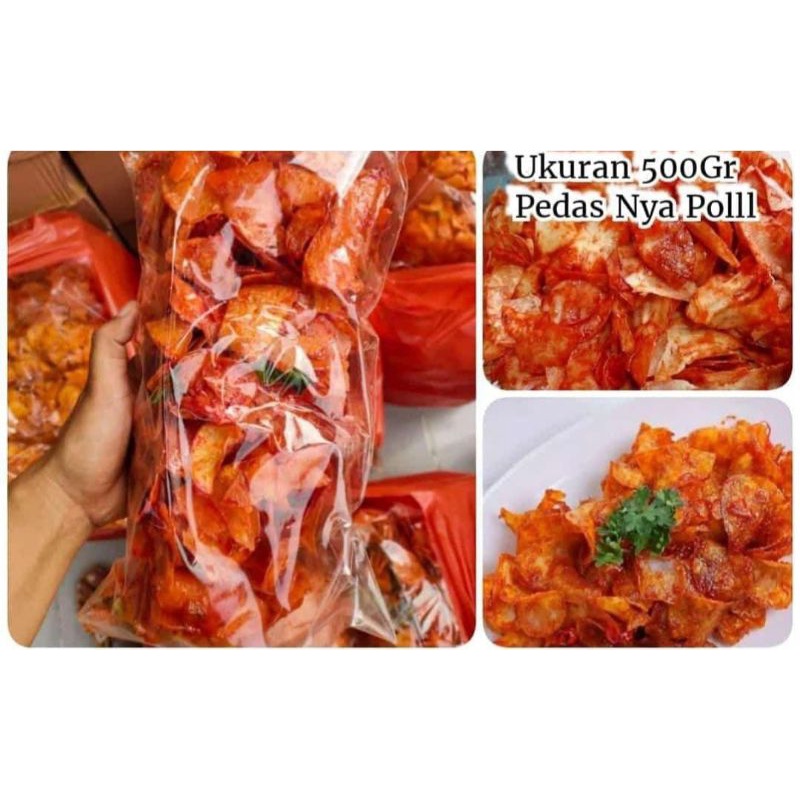 

Keripik singkong rasa balado & rujak 500g