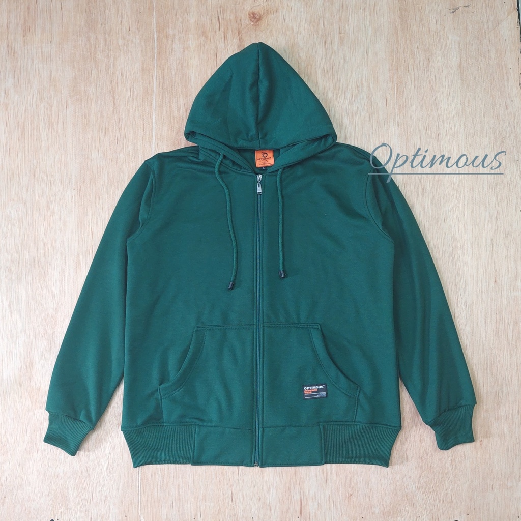 hoodie zipper resleting polos tebal premium pria wanita sweater