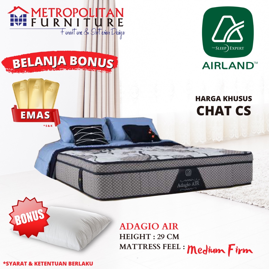 Kasur Springbed Airland Adagio Air Spring bed matras