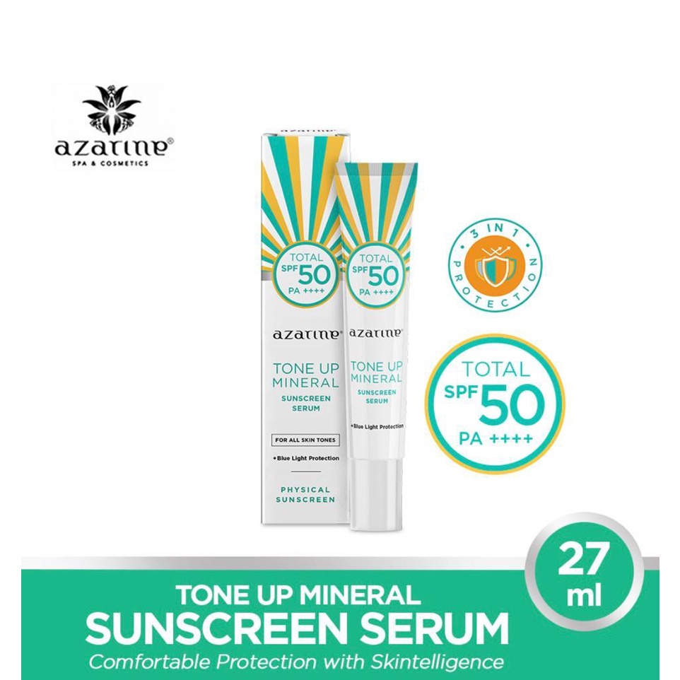 Azarine Tone Up Mineral Sunscreen Serum SPF 50 PA+++