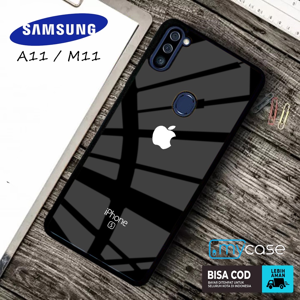 My Case ID Samsung Galaxy A11 / M11 [MC12] Case Logo IP - Fashion Case - Kesing hp - Casing HP - Cas
