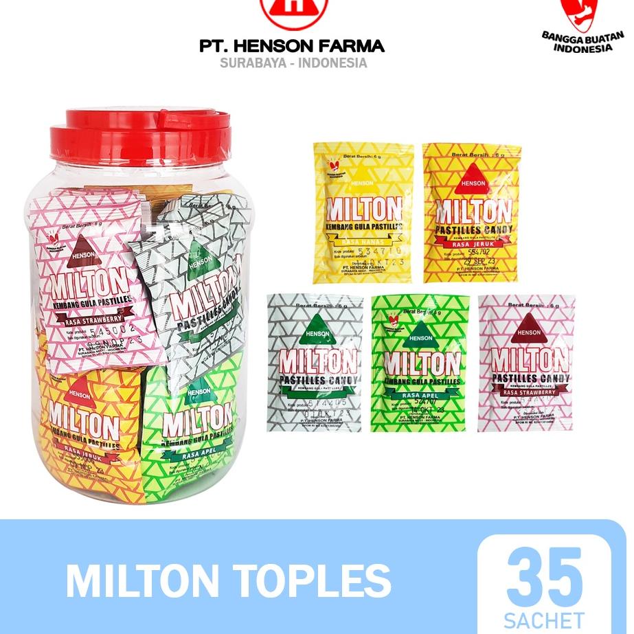 

✰ Milton Pastilles Toples Isi 35 Sachet ➼