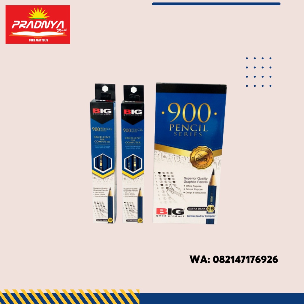 

PENSIL 2B BIG BIRU (LUSIN)