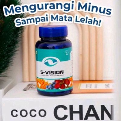 SMART S-VISION Obat Suplemen Mata Minus - Plus - Slinder 100%  Original