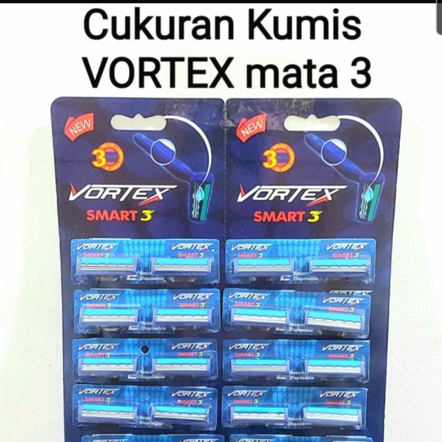 Pisau Cukur  / Alat Cukur Dengan 3 Mata Pisau Vortex Smart 3 halus nyaman