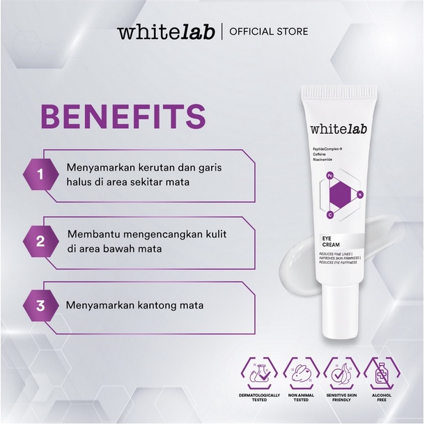 WHITELAB Eye Cream | ❤ jselectiv ❤ Krim Anti Mata Panda dan Kerutan WHITELAB - ORI✔️BPOM✔️COD✔️