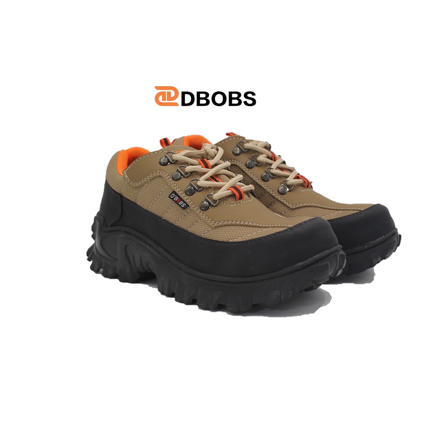 Sepatu Safety Pria - Dbobs - Safety Shoes Hiking Septi Gunung Sefty Outdoor Tracking Black Ton